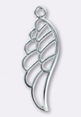 Argent 925 breloque aile 22x9 mm x1