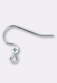 Silver filled crochet d'oreille x2
