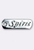 Argent 925 breloque spirit 17x6 mm x1