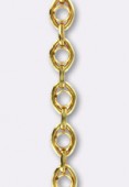 Chaîne à maille fantaisie 16x12 mm or x 10 cm