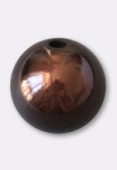 Perles Magiques 10 mm brun x12