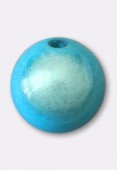 Perles Magiques 10 mm turquoise x12