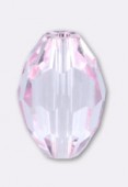 Olive Celebrity Crystal 11x8 mm pink x2