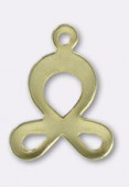 Forever Gold 18 k chandelier 13x12 mm x1 Forever Gold 18 k chandelier 13x12 mm x1