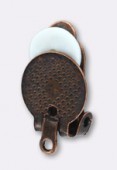 Clip support à coller 12 mm cuivre x2