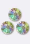 Strass 2058 SS34 7 mm crystal luminous green F x12