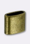 Passant en métal 9 mm bronze x4