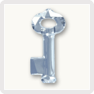 Key 6919 en cristal autrichien