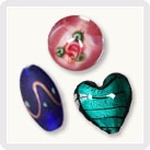 Perles Murano et Indienne