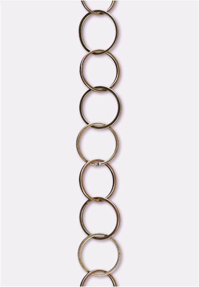 Perlin Chaîne à Maillons 3 Métres Métal Ronde 2 Mm - Or Pour Bijoux Et Bricolage
