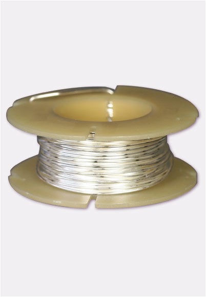 Fil Artisanal Uxcell - Argent Nickel Souple - 21 Gauge (0,7 Mm) - Bobine De 10 Mètres