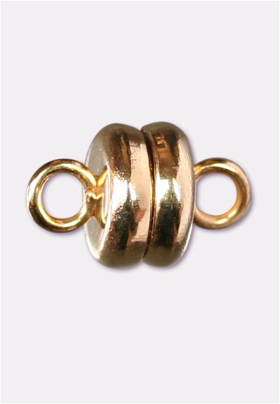Fermoir En Or Jaune 18 Carats - Diamètre 6 Mm, Réf. 536 - Occasion