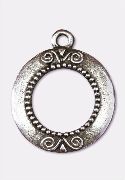 Lot De 5 Breloques Ancre En Métal Effet Argent 20 Mm – Pour Créations Bijoux DIY