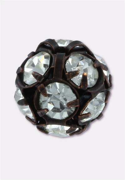 Perles Facettes Bohème Light Bronze Or 8 Mm - Lot De 20 - Preciosa - Fabriqué En France