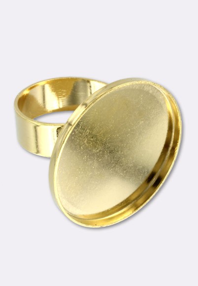 Bague Réglable Vintage Avec Pierre Cabochon (labradorite ?) - Occasion, Voir Photos