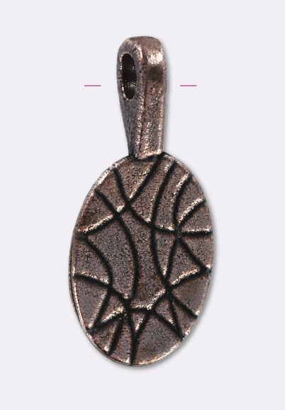 Bélière Articulée Ovale Striée Plaqué Or 750/000 - Pour Collier, Bracelet - Neuf Avec étiquettes