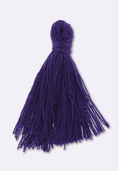 Lot De 10 Pompons En Fil Avec Anneau - Pour Pendentifs Et Créations DIY, 5 Couleurs