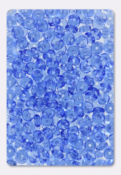 Perles Facettées Preciosa Bohême 10 Mm - Saphir AB - Lot De 10 Perles - Neuf