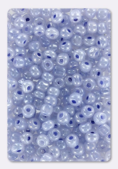 Lot De Perles De Rocaille Bleues En Verre - 3/4 Mm - Environ 21 Grammes