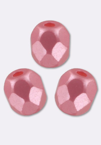 Perles Facettes De Bohême 4mm Couleur Topaze - Lot De 100 - Marque Preciosa - Fabriqué En France