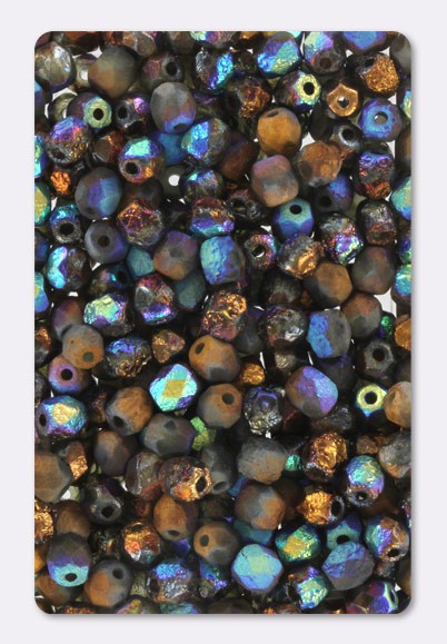Perles bleu argent 9 mm facettes verre de Bohême donuts haut de gamme