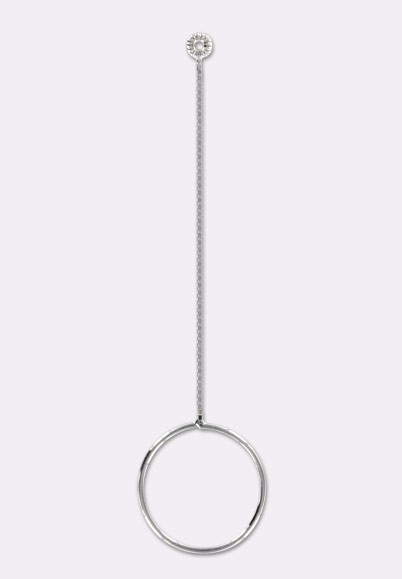 Boucles D'oreilles Argent 925 – Anneaux Ovales Percés, Poinçonnées, Bijou 5286