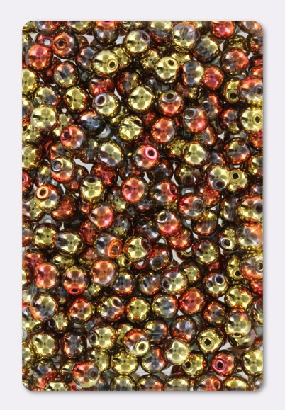 100 Perles Facettes De Bohême 4mm Couleur California Graphite - Marque Preciosa - France