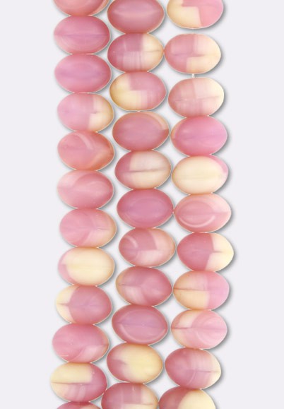 Perles Facettes Bohème Preciosa 6mm - Nébuleuse Rose - Lot De 25 Perles - Neuf