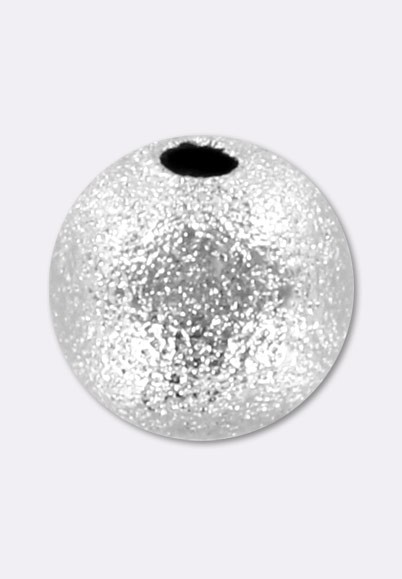 Lot De 20 Perles Acrylique Stardust 8mm Couleur Argenté - Marque SAVMER, Neuf