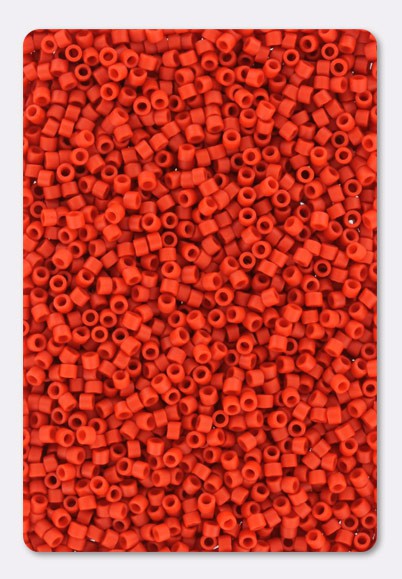 Perles Miyuki Delica 11/0 DB653-TB – Citrouille Opaque Teintées – Lot Japon