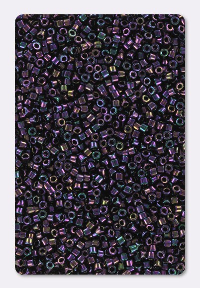 Perles Miyuki Triangulaires Pointues Iris 5/0 - STR5-2008-TB - Neuf