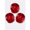 100 Perles Facettées Bohemia 4mm - Couleur Siam - Marque Preciosa - Neuf - France