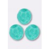 20 Perles Facettes De Bohème 8mm Turquoise Preciosa - Pour Bijoux Et Créations