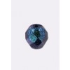 100 Perles Facettes De Bohême 3mm Bleu Métallique - Marque Preciosa