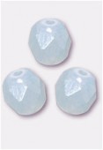 Facette 6 mm blue grey opal x24