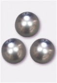 Ronde nacrée 4 mm silver pearl x24