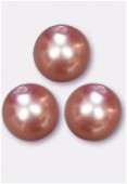 Ronde nacrée 10 mm beige rosé x300