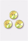 Bouton en nacre 12 mm jaune x100