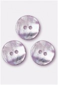 Bouton en nacre 18 mm violet x4