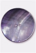 Bouton en nacre 44mm aubergine x1