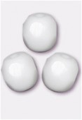 Facette 4 mm chalk white x50