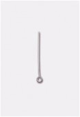 Tige à boucle 41 mm argent x500