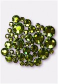 Strass 2088 3 mm / 5 mm / 7 mm olivine F x42