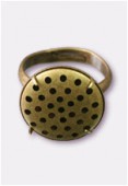 Bague réglable à grille 31 trous 17 mm bronze x50