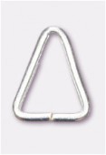 Bélière triangle 7x5 mm argent x12