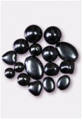 Perle nacrée mélange 8 formes hématite x16