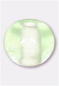 Perle en verre ronde VH vert clair x24