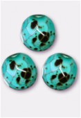 Facette 10 mm blue turquoise x6