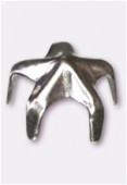 Rivet étoile 10 mm argent x12