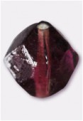Perle en verre ronde VH27 améthyste x4
